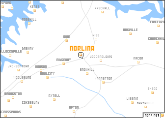 map of Norlina