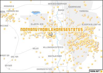map of Normandy Mobile Homes Estates