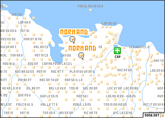 map of Normand