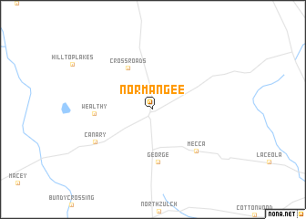 map of Normangee