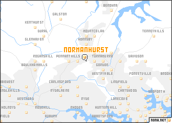 map of Normanhurst