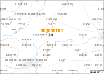 map of Normanton