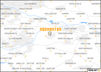 map of Normanton