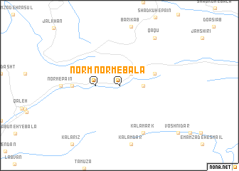 map of Norm-e Bālā