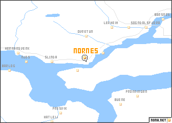 map of Nornes