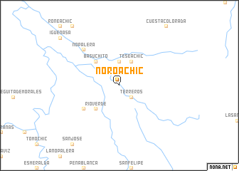 map of Noroáchic