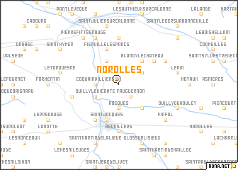 map of Norolles