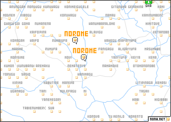 map of Norome