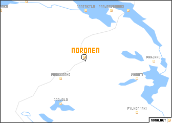 map of Noronen