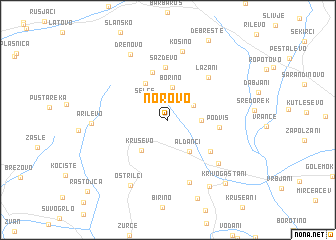 map of Norovo