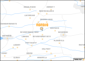 map of Norovo