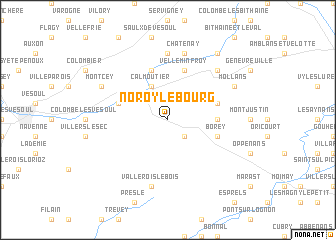 map of Noroy-le-Bourg