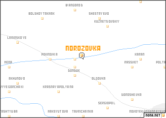 map of Norozovka