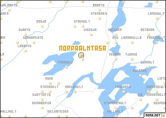 map of Norra Älmtåsa