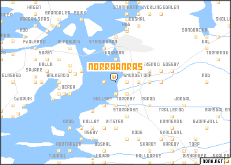 map of Norra Anrås