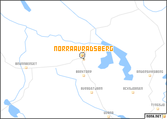 map of Norra Avradsberg