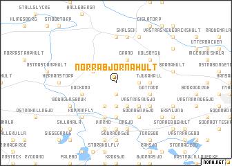 map of Norra Björnahult