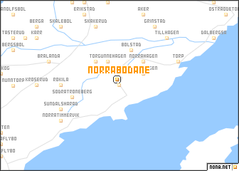 map of Norra Bodane