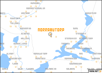 map of Norra Butorp