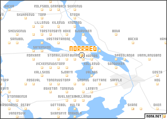 map of Norra Ed