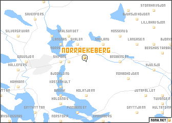 map of Norra Ekeberg