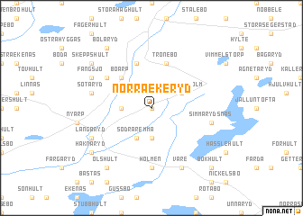 map of Norra Ekeryd