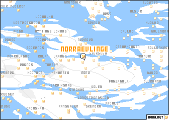 map of Norra Evlinge