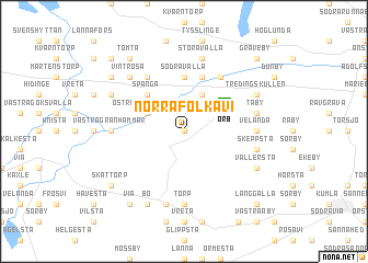 map of Norra Folkavi
