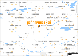 map of Norra Fredskog