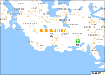 map of Norra Gottby