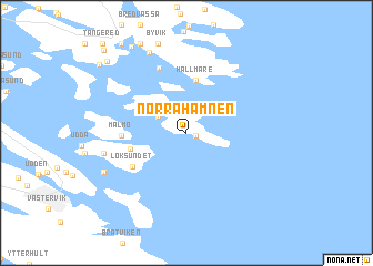 map of Norra Hamnen