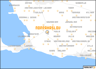 map of Norra Håslöv
