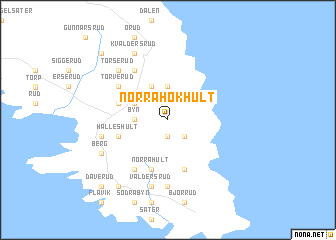 map of Norra Hökhult