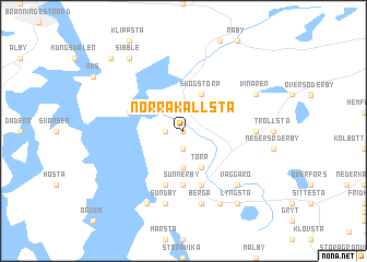 map of Norra Källsta