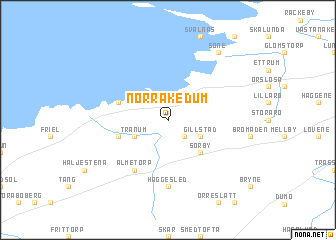 map of Norra Kedum