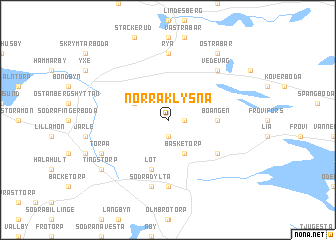 map of Norra Klysna