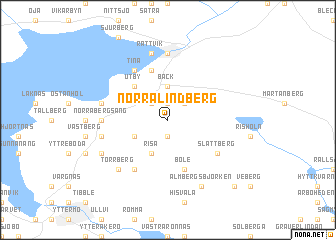 map of Norra Lindberg