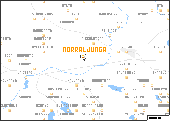 map of Norra Ljunga