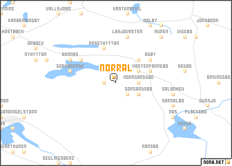 map of Norrål