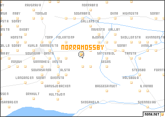 map of Norra Mossby