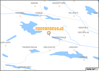 map of Norra Nordsjö