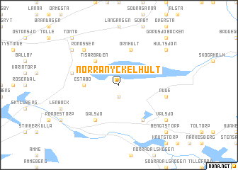 map of Norra Nyckelhult
