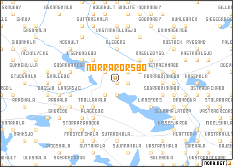 map of Norra Rörsbo