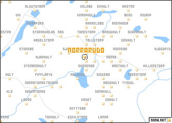 map of Norra Rudö