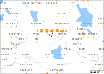 map of Norra Sandsjö