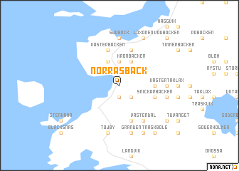 map of Norrasback