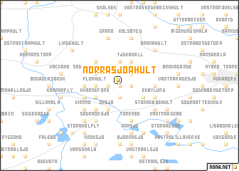 map of Norra Sjöahult