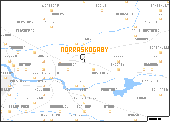 map of Norra Skogaby