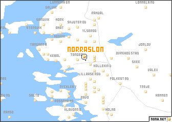 map of Norra Slön