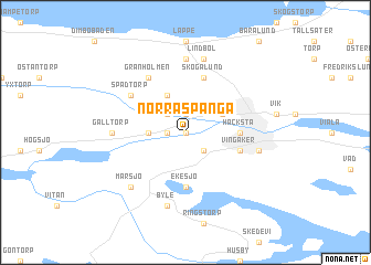 map of Norra Spånga